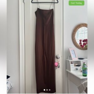 Brown Reformation Dress